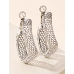 StyleCast Contemporary Classic Hoop Earrings image 2