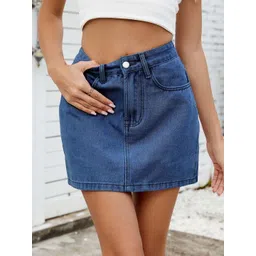 StyleCast Denim Mini Skirt-picture-40