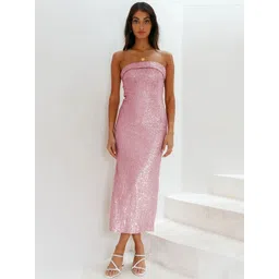 StyleCast Embellished Sequinned Tube Maxi Dress-picture-29