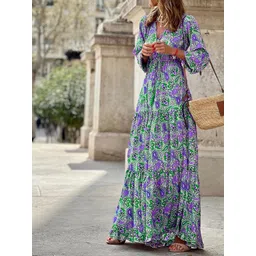 StyleCast Ethnic Motifs Print Maxi Dress-picture-16