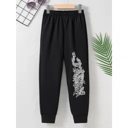 StyleCast Girls Black Original Graphic Printed Joggers-picture-30
