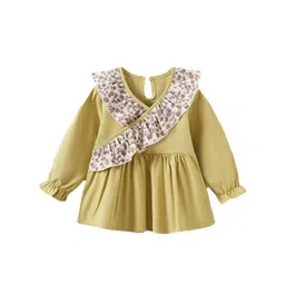 StyleCast Girls Green Floral Printed Cotton Top-picture-30