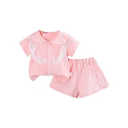 StyleCast Girls Pink Top with Shorts-picture-29