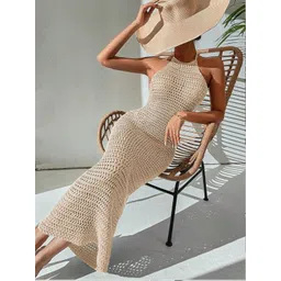 StyleCast Halter Neck Bodycon Midi Dress-picture-37