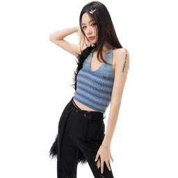 StyleCast Halter Neck Crop Top-image-38