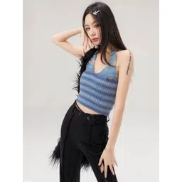 StyleCast Halter Neck Crop Top image 2