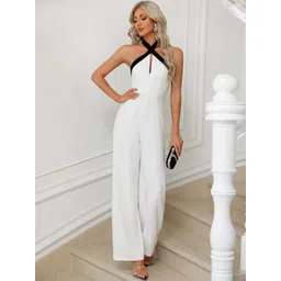 StyleCast Halter Neck Sleeveless Basic Jumpsuit-picture-35