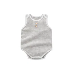 StyleCast Infant Boys Grey Striped Sleeveless Bodysuit-picture-33
