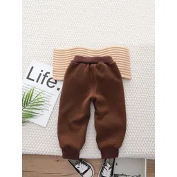 StyleCast Kids Brown Easy Wash Mid-Rise Cotton Joggers-picture-52