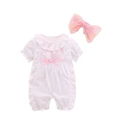 StyleCast Kids-Girls Rompers Comes With A Bow-picture-44