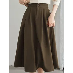 StyleCast Knee Length Flared Skirts-picture-16