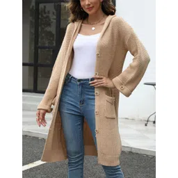 StyleCast Long Sleeves Longline Button Shrug-picture-38