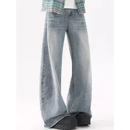 StyleCast Men Baggy Mid-Rise Light Fade Cotton Jeans-picture-30