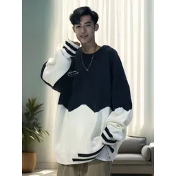 StyleCast Men Colourblocked Sweatshirt-picture-37