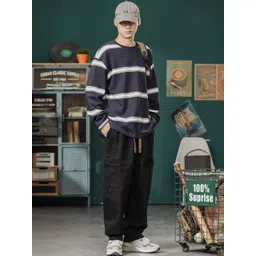 StyleCast Men Comfort Loose Fit Mid-Rise Cotton Cargos Trouser-picture-21