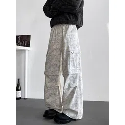 StyleCast Men Comfort Wide Leg High-Rise Printed Jeans-picture-17