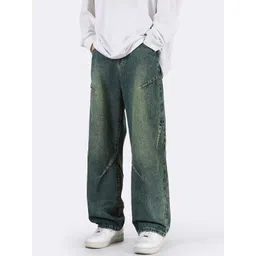 StyleCast Men Comfort Wide Leg Low-Rise Light Fade Stretchable Jeans-picture-11
