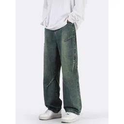 StyleCast Men Comfort Wide Leg Low-Rise Light Fade Stretchable Jeans image 1