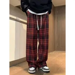 StyleCast Men Cotton Checked Original Trousers-picture-10