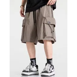 StyleCast Men Grey Mid-Rise Regular Fit Shorts-picture-15