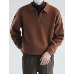 StyleCast Men Long Sleeves Shirt Collar Pullover Sweater-picture-20
