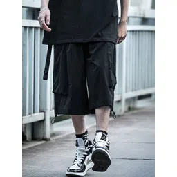 StyleCast Men Loose Fit Cargo Shorts-picture-11