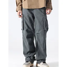 StyleCast Men Loose Fit Mid-Rise Trousers-picture-12