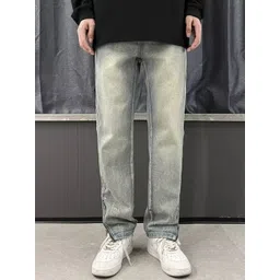 StyleCast Men Regular Fit Mid-Rise Light Fade Cotton Jeans-image-7
