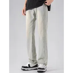 StyleCast Men Regular Fit Mid-Rise Light Fade Jeans-image-1