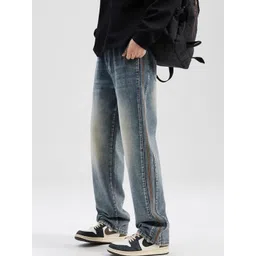 StyleCast Men Regular Fit Mid-Rise Light Fade Jeans-image-9