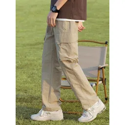 StyleCast Men Relaxed Fit Mid-Rise Trousers image 5