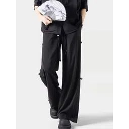 StyleCast Men Relaxed Fit Mid-Rise Wide Leg Trousers-picture-25