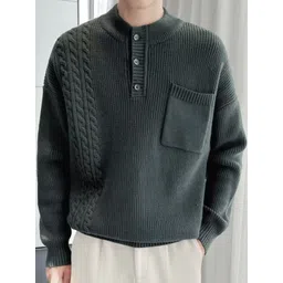 StyleCast Men Ribbed Long Sleeves Pullover Sweaters-picture-12