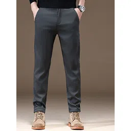 StyleCast Men Solid Chinos Trousers-picture-36