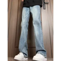 StyleCast Men Straight Fit Mid-Rise Light Fade Jeans-picture-33