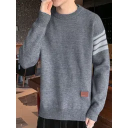 StyleCast Men Striped Round Neck Pullover-picture-24