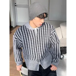 StyleCast Men Striped Round Neck Pullover Sweater-picture-14