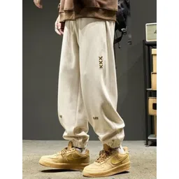 StyleCast Men Typography Printed Loose Fit Joggers-picture-39