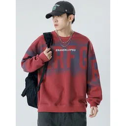 StyleCast Men Typography Printed Round Neck Cotton Sweatshirt-picture-33