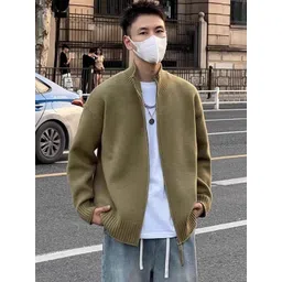 StyleCast Men Typography Printed Stand Collar Long Sleeves Jackets-picture-14