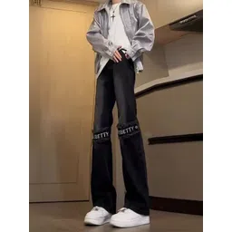 StyleCast Men Typography Printed Urban Slim Slim Fit Trousers-picture-33