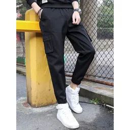StyleCast Men Urban Slim Fit Black Joggers-picture-37