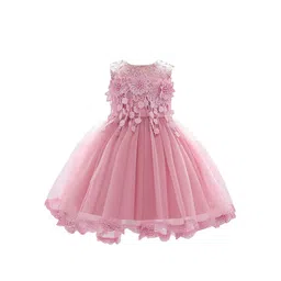 StyleCast Pink & puce Embellished Embroidered Applique Fit & Flare Dress-picture-31