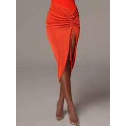 StyleCast Polyester Knee-length Skirt-picture-30