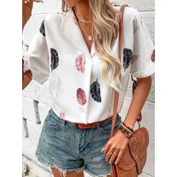 StyleCast Print Shirt Style Top-picture-24