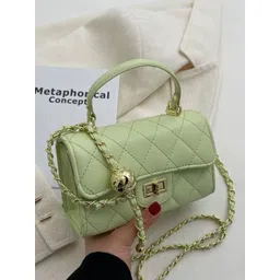 StyleCast PU Structured Sling Bag with Quilted-picture-35