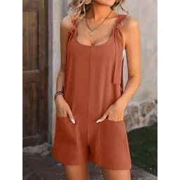 StyleCast Rust Shoulder Straps Playsuit-picture-43