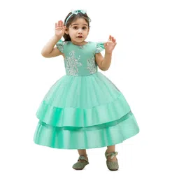 StyleCast Sea Green Floral Embroidered Fit & Flare Midi Dress-picture-48