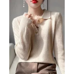 StyleCast Shirt Collar Woollen Sweater-picture-38