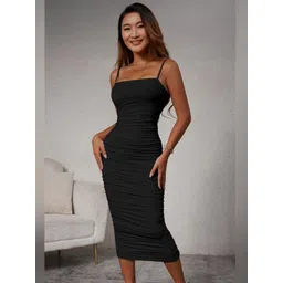 StyleCast Shoulder Straps Bodycon Midi Dress-picture-20